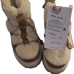 Pajar Canada Tan Sherpa Waterproof Winter Boots NWT